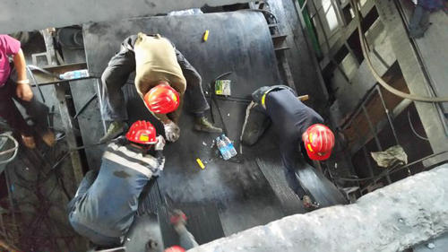 洗選煤運營公司：“三舉措”縮短 101膠帶機更換膠帶工期