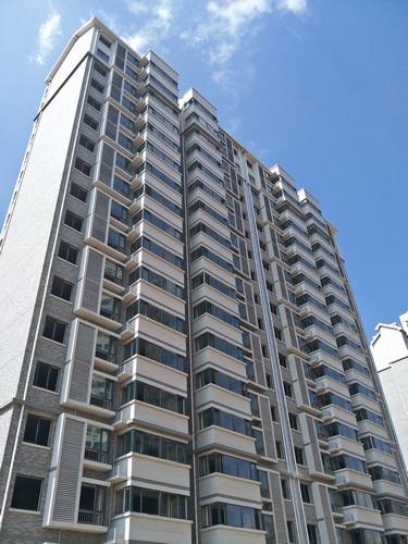 銅煤一號住宅小區(qū)牡丹園1#、2#、3#樓順利交工