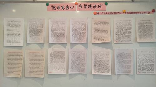 “我手寫我心，我學(xué)踐我行”