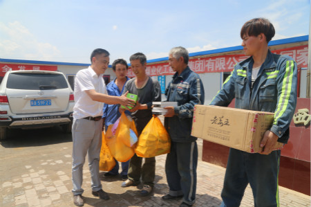 陜煤建設(shè)機電安裝公司啟動“送清涼、查隱患、保安康”活動