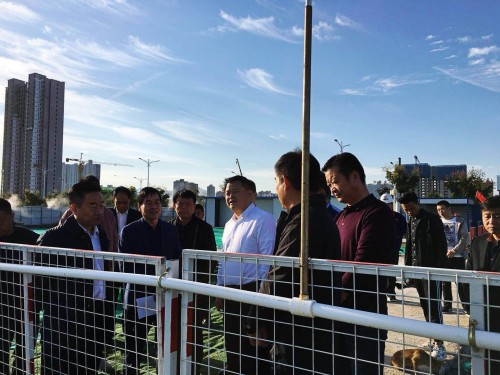 渭南市副市長郭柱國深入陜煤建設(shè)澄合分公司渭南片區(qū)施工現(xiàn)場(chǎng)檢查指導(dǎo)工作