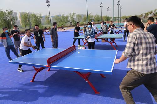 陜煤建設咸陽分公司開展“慶五一”乒乓球、跳繩比賽主題活動