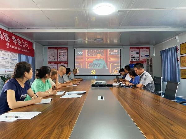 陜煤建設韓城分公司土建六項目部持續(xù)開展“學黨史強內(nèi)功  抓安全提增效”活動