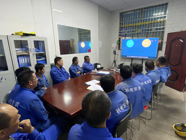 陜煤建設機電安裝公司全力以赴保安全，促生產(chǎn)