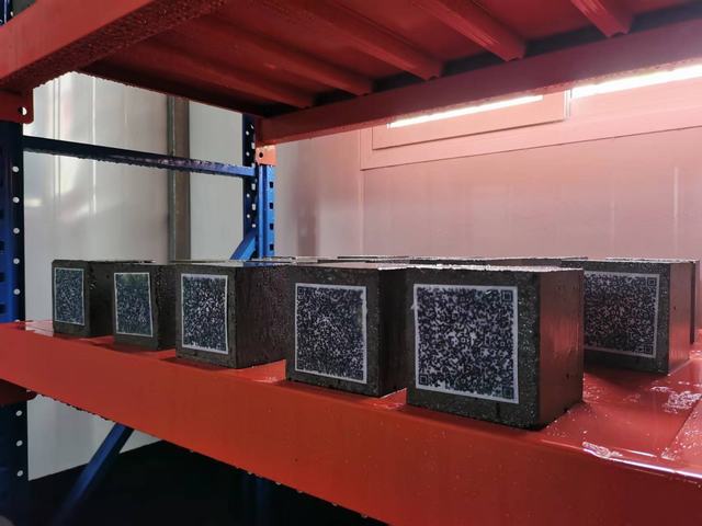 陜煤建設(shè)礦建二公司第三項(xiàng)目部給試塊辦了“身份證”