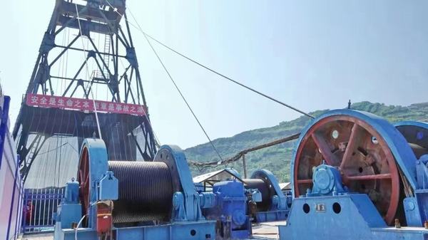 陜煤建設礦建二公司安裝項目部如期完成王峰煤礦副立井井筒裝備安裝工程