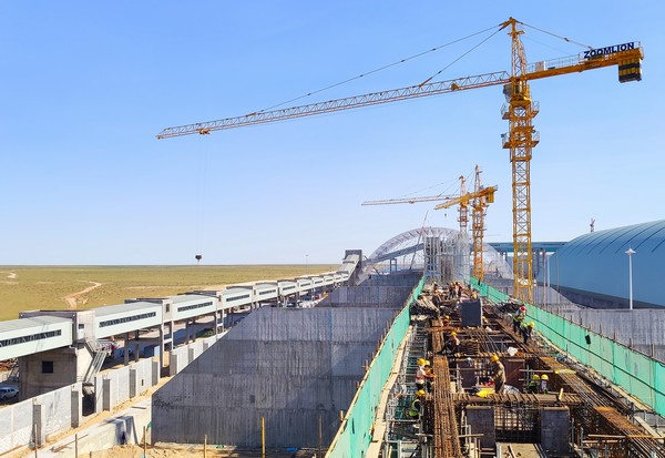 陜煤建設洗選煤運營公司第七項目部：中秋不停工，現(xiàn)場戰(zhàn)正酣