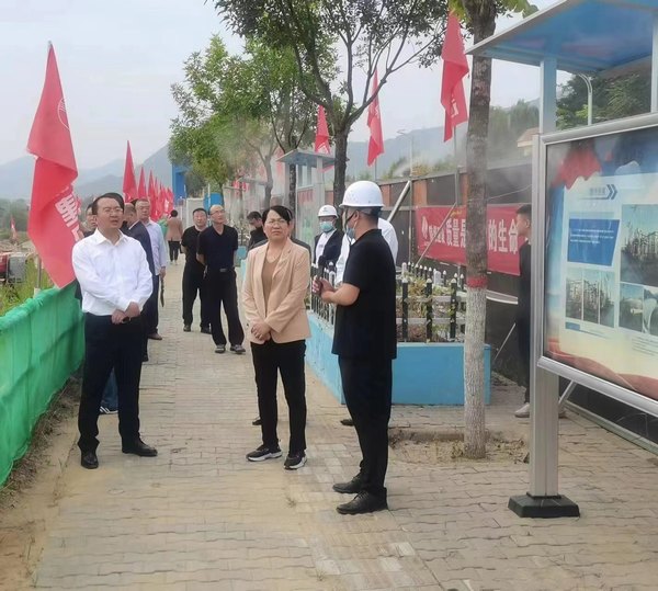 綏德縣委常委、副縣長(zhǎng)苗立群一行蒞臨綏德縣第二凈水廠項(xiàng)目檢查指導(dǎo)工作