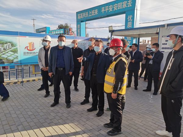 鄂托克旗旗委副書記、政府旗長(zhǎng)王國(guó)泉一行蒞臨陜煤建設(shè)內(nèi)蒙古分公司第二項(xiàng)目部檢查指導(dǎo)工作