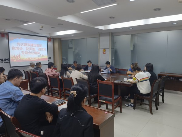 陜煤建設(shè)各單位傳達(dá)落實(shí)建設(shè)集團(tuán)穩(wěn)增長、防風(fēng)險(xiǎn)、強(qiáng)作風(fēng)工作部署會(huì)議精神