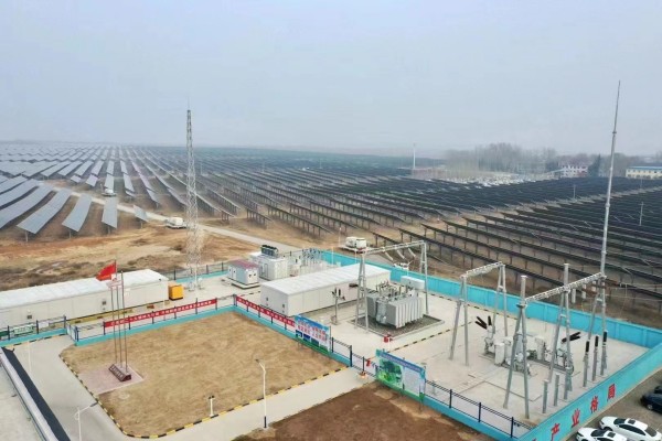陜煤建設機電安裝公司承建的蒲白10萬千瓦光伏發(fā)電項目240小時無故障試運行