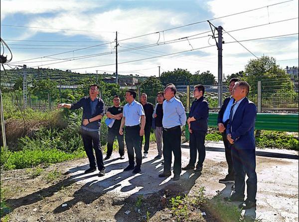 銅川市交通運輸局局長路學敏蒞臨川耀PPP項目督導檢查工作