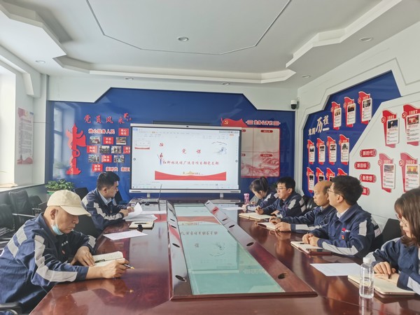 陜煤建設洗選煤運營公司紅柳林洗煤廠項目部： 發(fā)揮黨建責任鏈 扣牢安全生產鎖