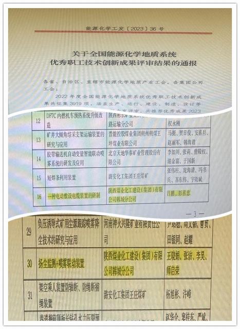 陜煤建設(shè)韓城分公司：2項(xiàng)！再獲國(guó)家級(jí)榮譽(yù)