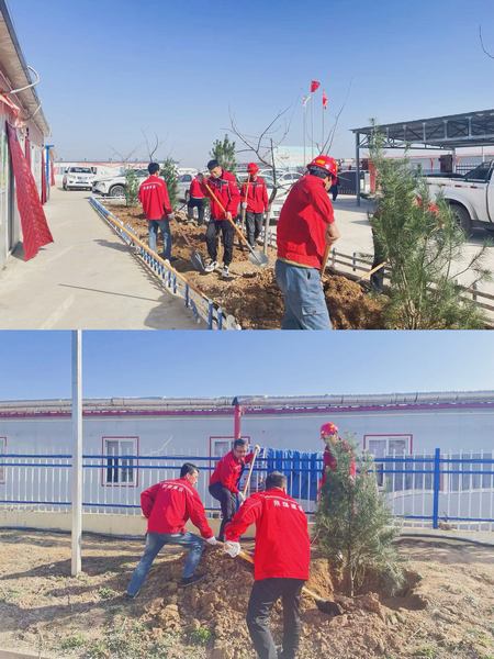 陜煤建設(shè)礦建二公司：這個春天 “植”得期待