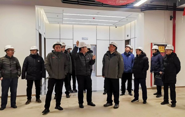 中電科二十所所長一行蒞臨北斗星基增強系統(tǒng)運營服務中心基地建設項目觀摩調(diào)研