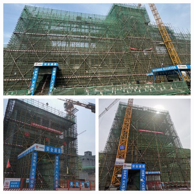 陜煤建設(shè)韓城分公司土建十一項(xiàng)目部：搶抓施工黃金季，多項(xiàng)工程喜封頂