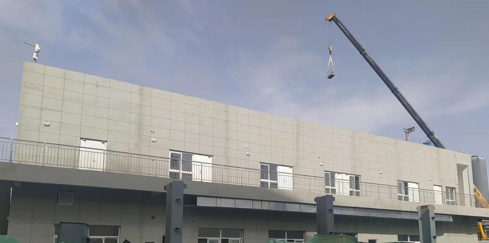 陜煤建設(shè)天工公司承建的神木固廢資源綜合利用項(xiàng)目中控樓工程順利通過竣工驗(yàn)收