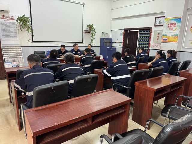 陜煤建設(shè)洗選煤運營公司澄合山陽運營項目部：節(jié)前亮劍行動，安全防線再加固