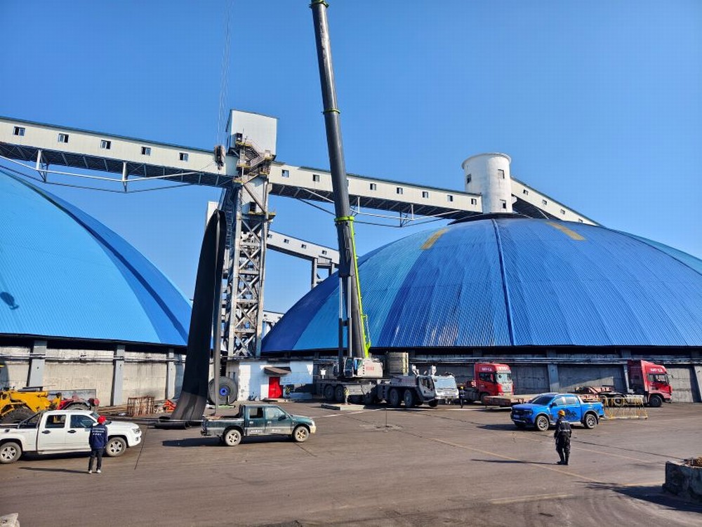 陜煤建設(shè)洗選煤運(yùn)營公司第三項(xiàng)目部：風(fēng)雨無阻保生產(chǎn)，103 膠帶機(jī)更換帶面工程紀(jì)實(shí)