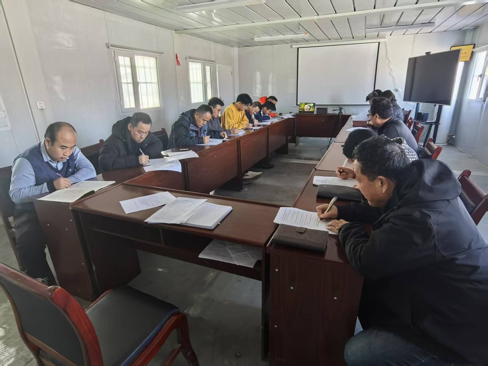 陜煤建設(shè)天工公司新疆第一項目部：“課”不容緩，筑牢復(fù)工安全防線