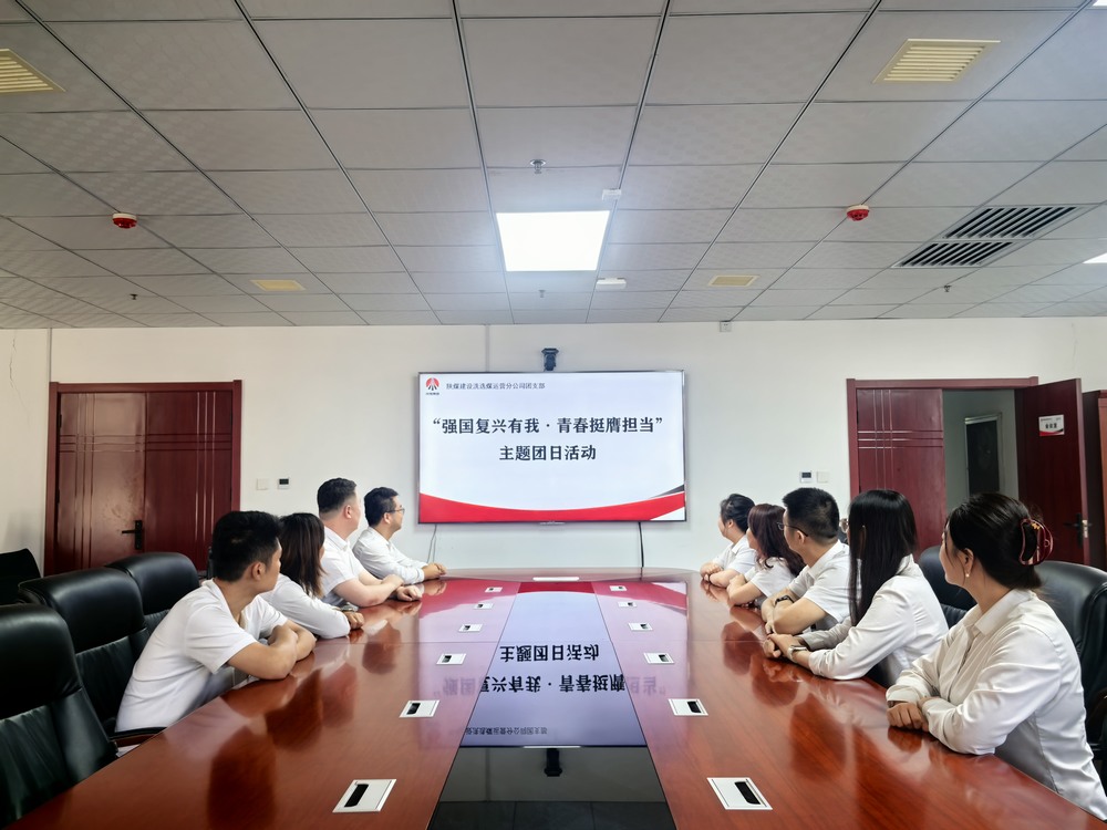 陜煤建設(shè)洗選煤運營公司團支部開展“強國復(fù)興有我?青春挺膺擔(dān)當”主題團日活動