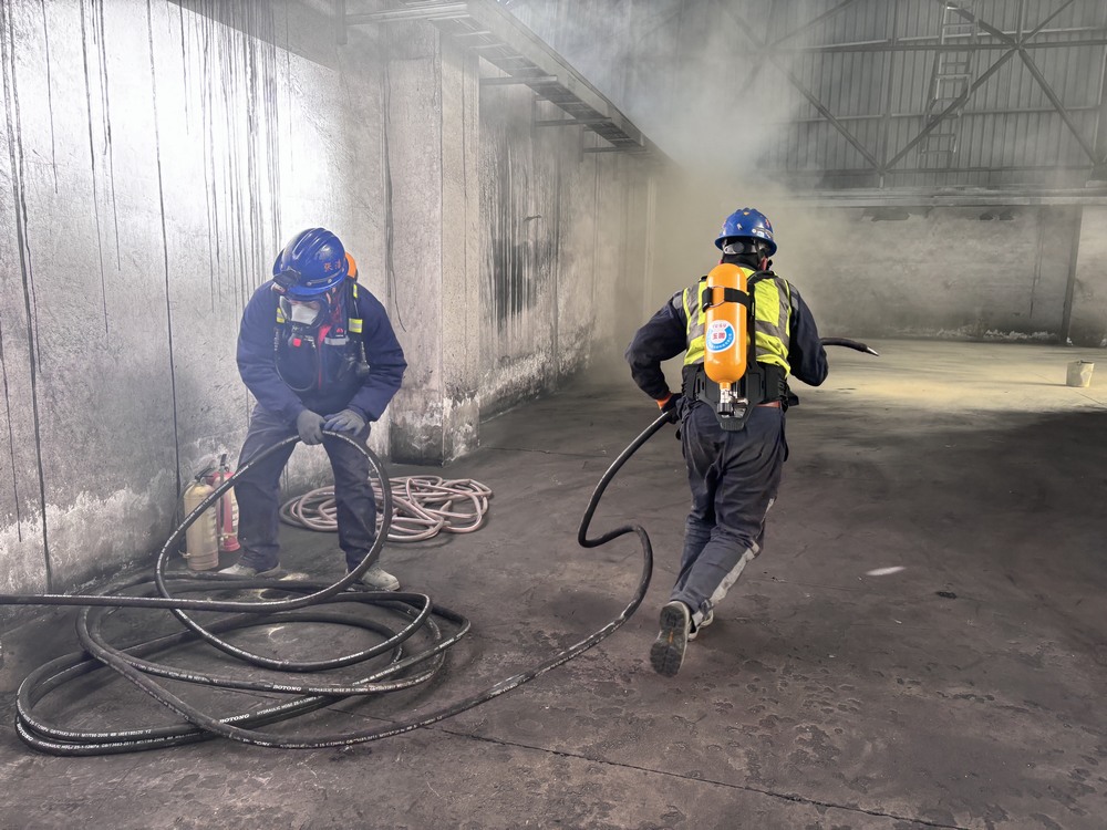 陜煤建設(shè)洗選煤運營公司榆陽運營項目部：演練淬精兵  防患于未“燃”??